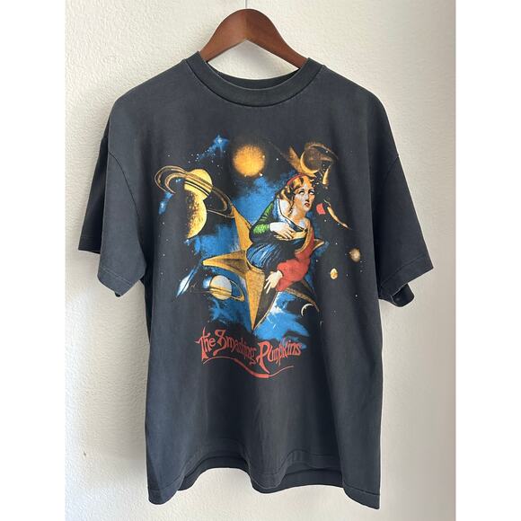 Smashing Pumpkins "Infinite Sadness Tour" Vintage Reprint Single Stitch - Picture 1 of 5